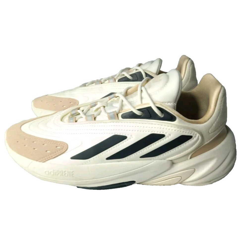 Adidas Women's Ozelia GX3969 Beige Leather Lace Up Sneakers Size 7